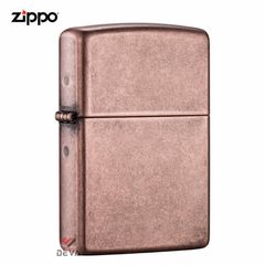 Zippo mạ đồng đỏ antique Copper Z204