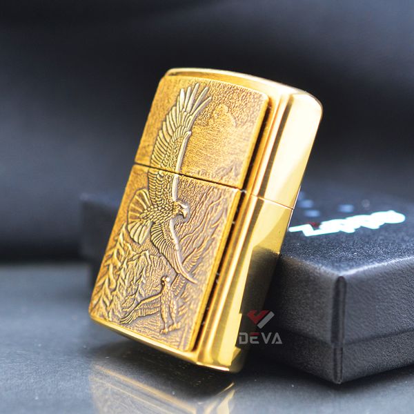 Zippo đồng emblem đại bàng Z98