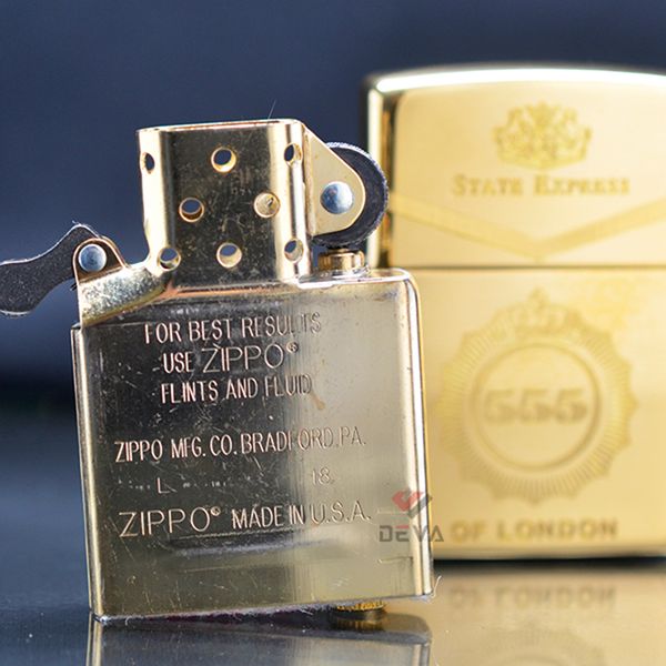 Zippo đồng khắc 555 of London Z251