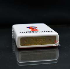 Zippo Sơn Trắng Chủ Đề Fifa World Cup 2018 Russia Z300