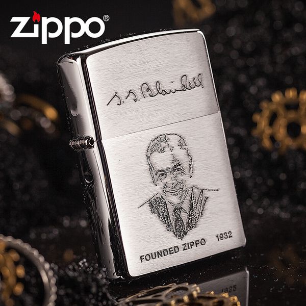 Zippo Founders lighter Brushed Chrome Z353