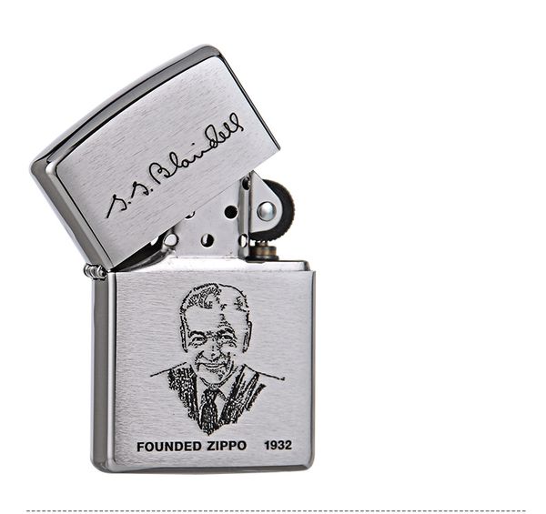Zippo Founders lighter Brushed Chrome Z353