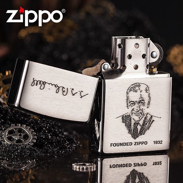 Zippo Founders lighter Brushed Chrome Z353