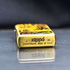 Zippo Gắn Tranh Ukiyo-e Cá Chép Trong Đầm Nước ZN217