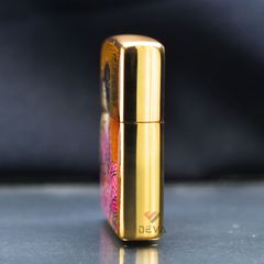 Zippo Gắn Tranh Ukiyo-e Nghệ Sĩ Geisha Hút Thuốc Lá ZN224