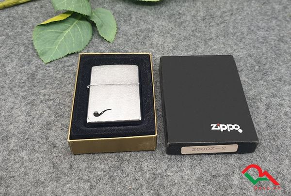 Zippo bạc xước logo tẩu thuốc 1982 C286