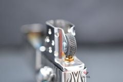 Zippo hoa văn cổ ốp Lam Ngọc 2 mặt ZN315