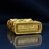 Zippo Bọc Lưới Mạ Vàng Đôi Lân Sư Rồng Tranh Tài ZN118
