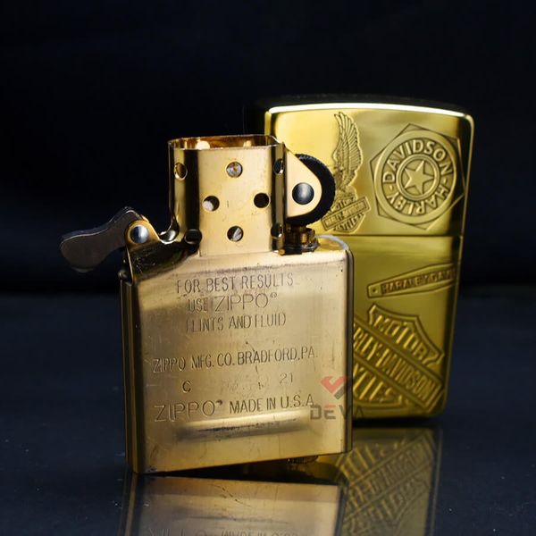 Zippo Khắc Logo Thương Hiệu Harley-Davidson ZN114