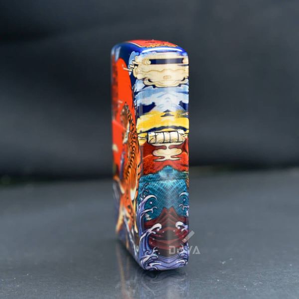 Zippo Hộp Mica Sơn Chủ Đề Hổ Gầm ZN119