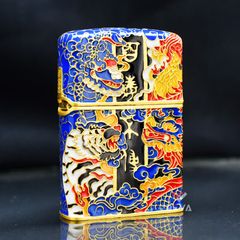 Set Zippo Tứ Tượng Và Vòng Quay Linh Thú 12 Con Giáp ZN203