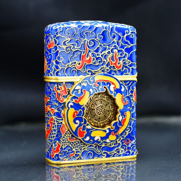 Set Zippo Tứ Tượng Và Vòng Quay Linh Thú 12 Con Giáp ZN203