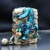 Zippo Vỏ Dày Ốp Nổi Thanh Long Hỏa Phụng ZN192