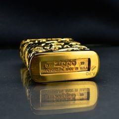 Zippo Ốp Nổi Phù Điêu Hoa Văn Cổ Điển ZN146