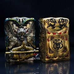 Zippo Ốp Tượng Tôn Ngộ Không Và Cây Gậy Như Ý ZN105