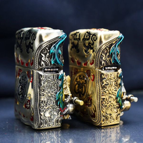 Zippo Ốp Tượng Tôn Ngộ Không Và Cây Gậy Như Ý ZN105