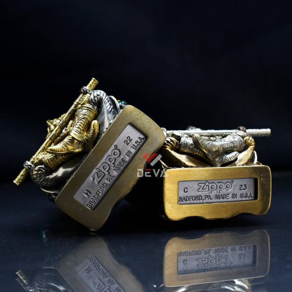 Zippo Ốp Tượng Tôn Ngộ Không Và Cây Gậy Như Ý ZN105