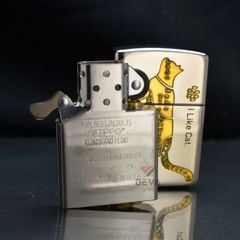 Zippo Armor Khắc Chủ Đề Các Dấu Hiệu Của Loài Mèo I Like Cat ZN233