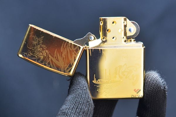Zippo khắc laser chữ Nhẫn ZK05