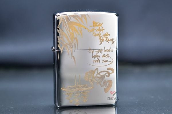 Zippo khắc laser chữ Nhẫn ZK05