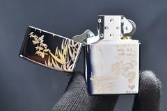 Zippo khắc laser chữ Nhẫn ZK05