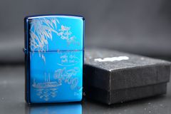 Zippo khắc laser chữ Nhẫn ZK05