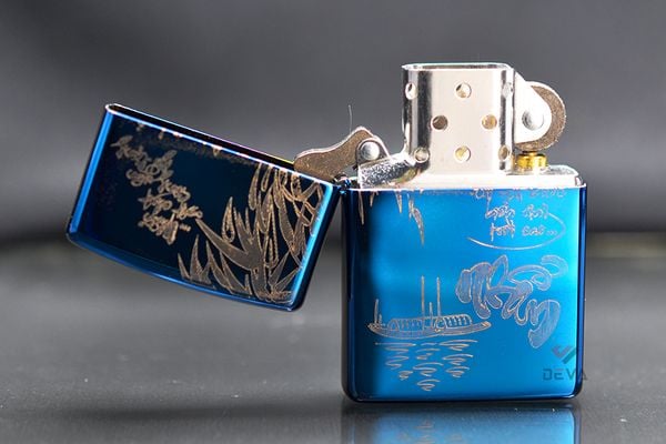 Zippo khắc laser chữ Nhẫn ZK05