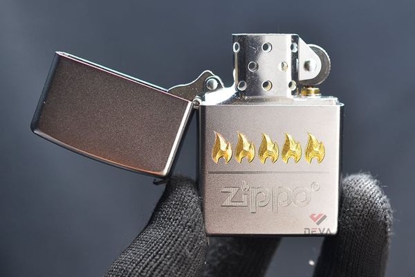Bật lửa  khắc logo chữ Zippo  ZK72