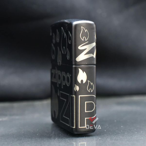 Zippo Mẫu Thiết Kế Ngọn Lửa Biểu Tượng Zippo Design Z46