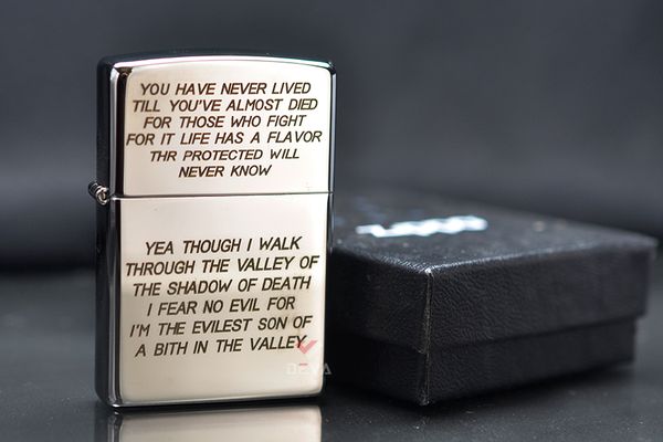 Zippo Khắc Tâm Thư Lính Mỹ Trong Chiến Tranh Việt Nam ZK55