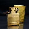 Zippo Khắc Nổi Hoa Văn Tam Giác Và Logo Zippo ZN388