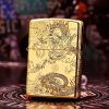 Zippo khắc rồng phượng 5 mặt Z259