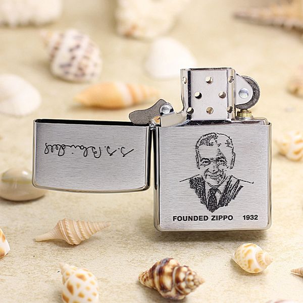 Zippo Founders lighter Brushed Chrome Z353