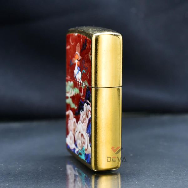 Zippo In Bức Tranh Nổi Thần Thú Vân Du ZN275