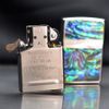 Zippo Viền Bạc Hoa Văn Khảm Trai ZN195