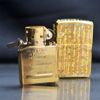 Zippo Khảm Trai Khắc Bát Nhã Tâm Kinh Mạ Vàng ZN129