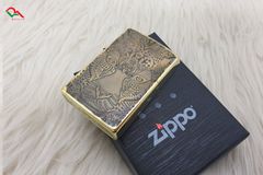 Zippo Khắc Sâu Hổ Phong Thủy ZN213