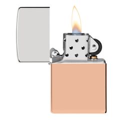 Zippo lưỡng kim bạc và Copper nguyên khối Z206