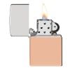 Zippo lưỡng kim bạc và Copper nguyên khối Z206