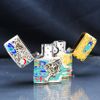 Zippo Bọc Lưới Mạ Vàng Chủ Đề Chúa Sơn Lâm Rời Núi ZN189