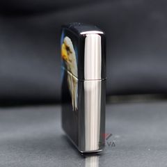 Zippo Mạ Chrome Bạc Bóng In Hình Chim Ưng Eagle Z99