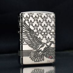 Zippo Bản Đặc Biệt Luxury Chủ Đề Đại Bàng Ái Quốc Patriotic Design Z220