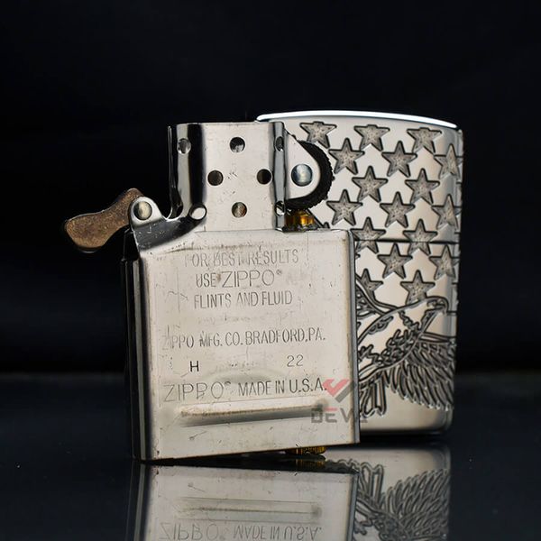 Zippo Bản Đặc Biệt Luxury Chủ Đề Đại Bàng Ái Quốc Patriotic Design Z220