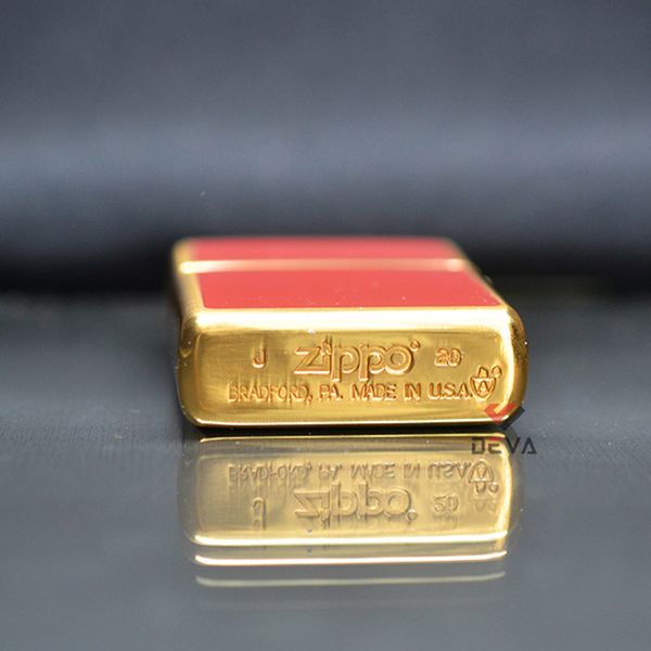 Zippo mạ vàng sơn các màu ZN307