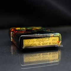 Zippo Tranh Sơn Dầu Chủ Đề Con Hổ Colorful Tiger Design Z164