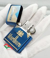 Marlboro mạ vàng trên nền xanh ZK46