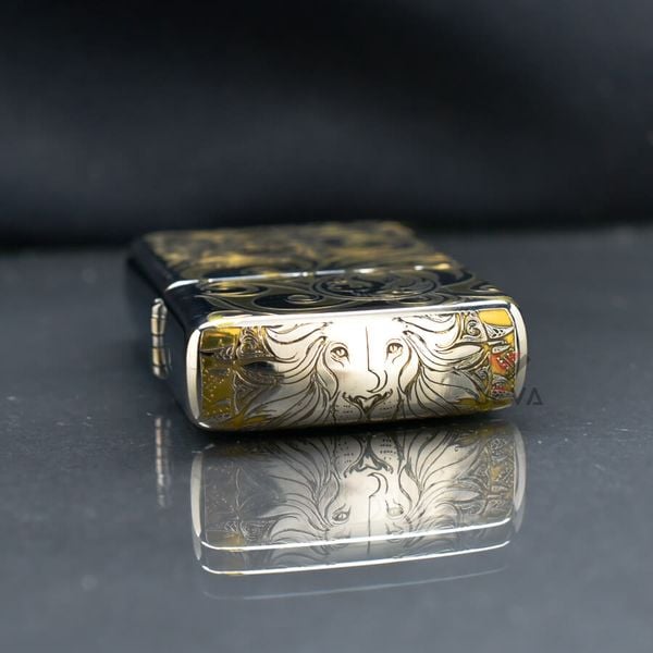 Zippo Armor Khắc Chủ Đề Chúa Tể Muôn Loài Sư Tử ZN208