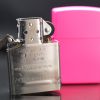 Zippo màu hồng nhạt neon 28886 mã ZT04
