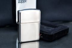 Bật lửa zippo bạc nguyên khối Armor Sterling Silver Z188