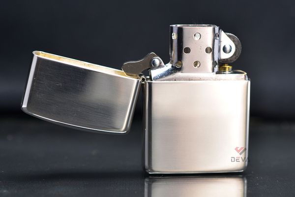 Bật lửa zippo bạc nguyên khối Armor Sterling Silver Z188